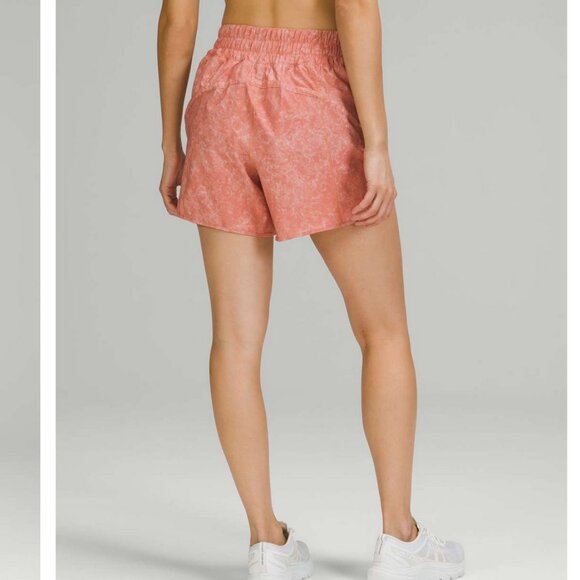 Lululemon Track That Short Gravel Dust Pink Savannah Multi 18 - Picture 4 of 10
